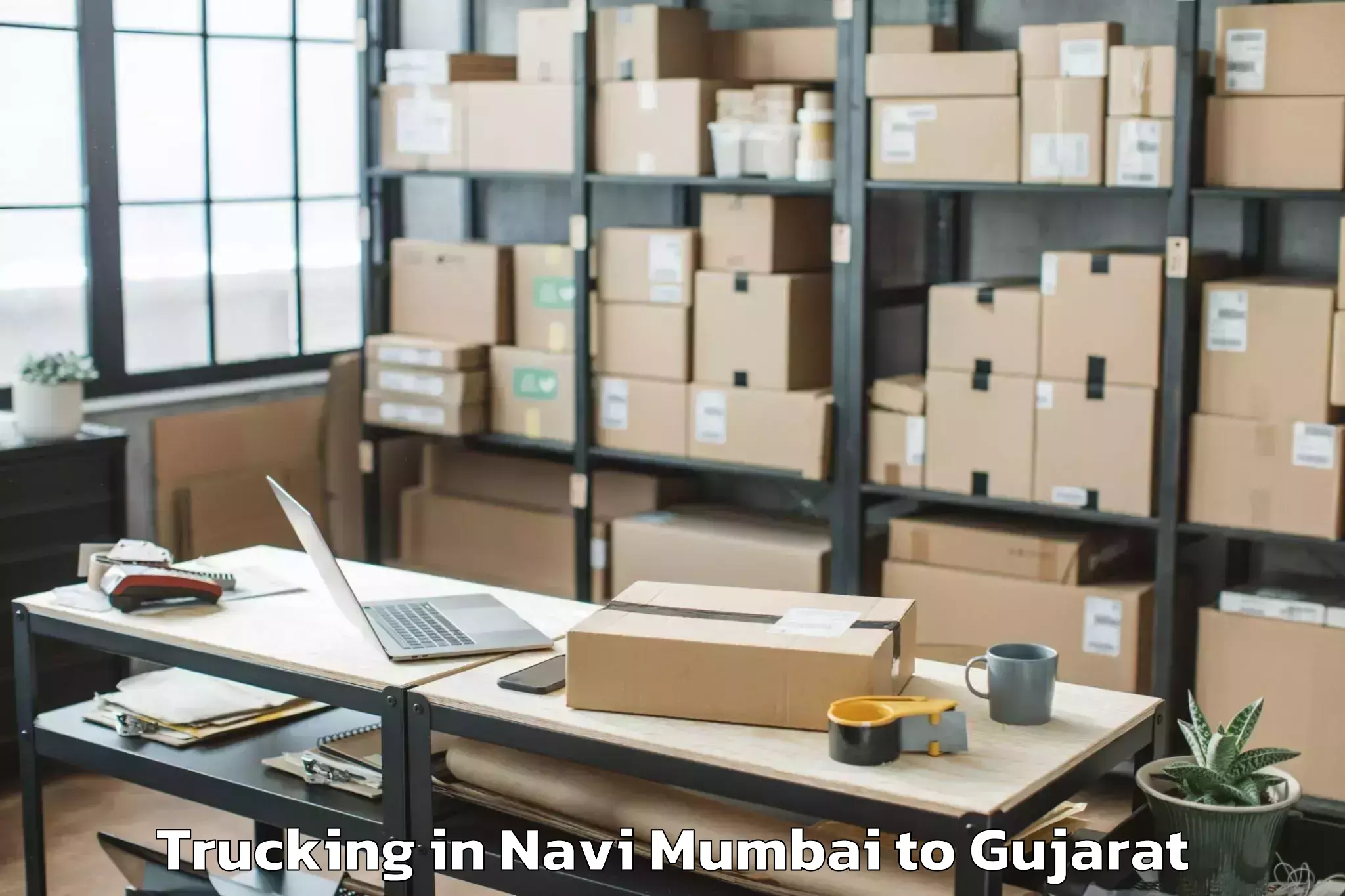 Get Navi Mumbai to Gujarat Trucking